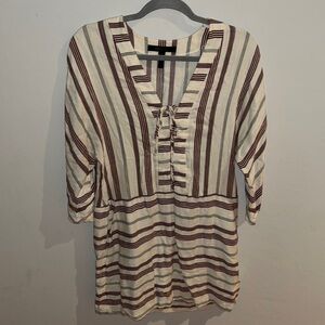 BCBG Maxazria Striped Dress